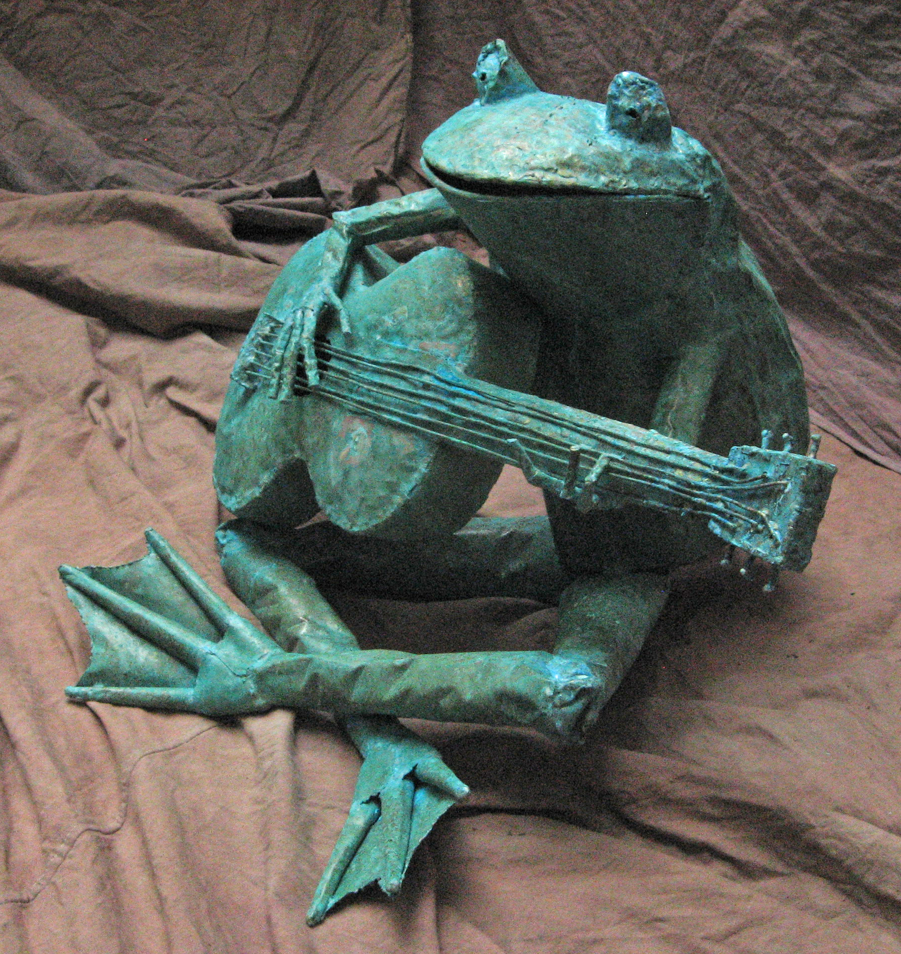 Frogs Playing Guitar