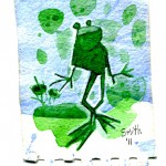 frog watercolor017 frog watercolor017