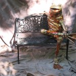 bench frog by Beau Smith 4-12 bench frog by Beau Smith 4-12