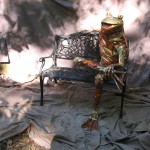 bench frog by Beau Smith 4-12b bench frog by Beau Smith 4-12b