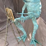 Artist Frog Sculpture by Beau Smith 5-15-12 Artist Frog Sculpture by Beau Smith 5-15-12