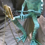 Artist Frog Sculpture by Beau Smith 5-15-12aa Artist Frog Sculpture by Beau Smith 5-15-12aa