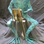 Artist Frog Sculpture by Beau Smith 5-15-12b Artist Frog Sculpture by Beau Smith 5-15-12b