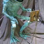 Artist Frog Sculpture by Beau Smith 5-15-12bb Artist Frog Sculpture by Beau Smith 5-15-12bb