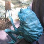 Artist Frog Sculpture by Beau Smith 5-15-12dd Artist Frog Sculpture by Beau Smith 5-15-12dd