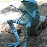 Artist Frog Sculpture by Beau Smith 5-15-12ddd Artist Frog Sculpture by Beau Smith 5-15-12ddd
