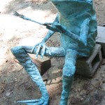 Artist Frog Sculpture by Beau Smith 5-15-12e Artist Frog Sculpture by Beau Smith 5-15-12e