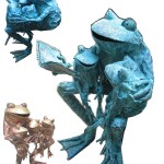 frog sculpture parent and child reeading book by Beau Smith 1c frog sculpture parent and child reeading book by Beau Smith 1c